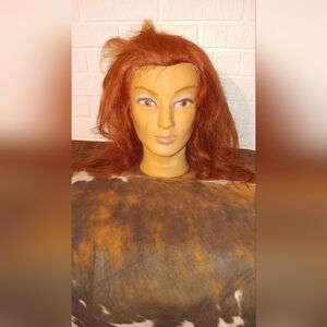 Women's Orange Hair Wig